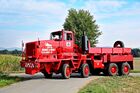 Wer den gigantischen Faun HZ??70.80 zum ersten Mal sieht, Denkt glatt, dass sich eine Lokomotive auf die Straße verirrt haben muss. FAUN HZ 70.81